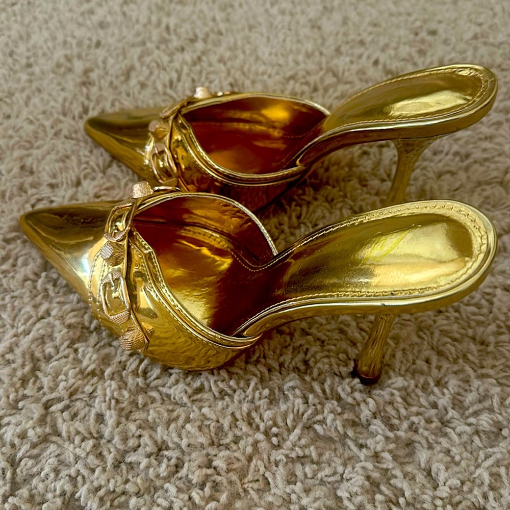 Golden heels